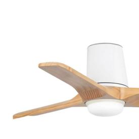 Ventilador Heywood Tub S FARO Blanco - Luz LED 90cm.Ø