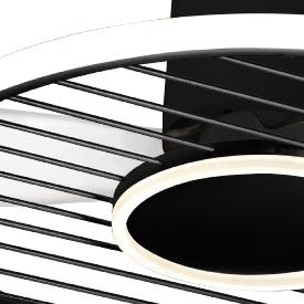 Ventilador Soho Mantra - Negro Motor DC Luz LED Ø66cm