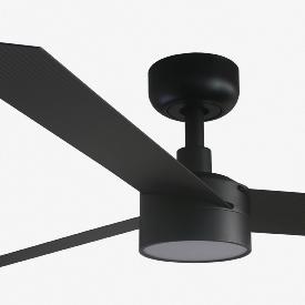 Ventilador Cruiser L FARO Negro - Luz LED - Ø132cm. 