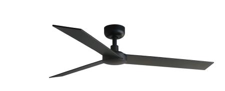 Ventilador Rudder L FARO - Negro - Sin luz - Ø132cm.