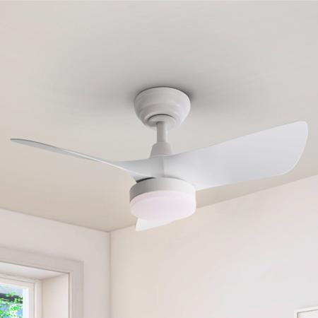 Ventilador Tropic Schuller - Blanco Motor DC LED Ø76cm