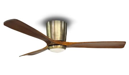 Ventilador CASTULO SUNACA - Motor DC. Oro Envejecido 132cm Ø.