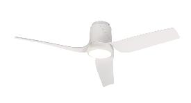 Ventilador Ushuaia Mantra - Blanco Motor DC Luz LED Ø133cm