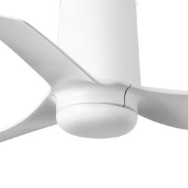 Ventilador Mini Punt Tub S FARO - Blanco - Sin luz Ø90cm.