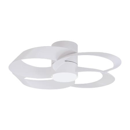 Ventilador Rose Mantra - Blanco Motor DC Luz LED Ø65cm.