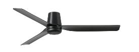 Ventilador Punt Tub M FARO Negro - sin luz. 130cm.Ø