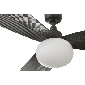 Ventilador Palma M FARO - Marron - Luz Led - IP44 Ø129cm.