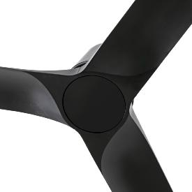 Ventilador Mini Hey Tub S FARO - Negro - Sin luz Ø90cm.